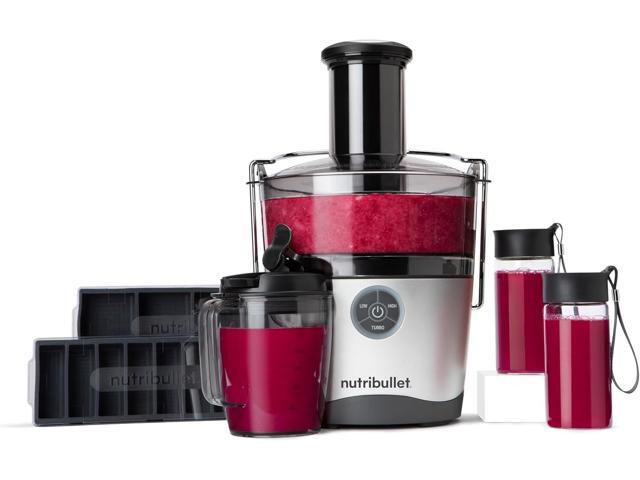 NutriBullet Juicer Pro Centrifugal Juicer Machine for Fruit, Vegetables, and Food Prep, 27 Ounces/1.5 Liters, 1000 Watts, Silver, NBJ50200