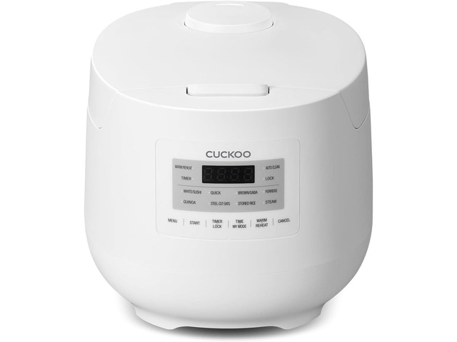 CUCKOO CR-0641F 6-Cup (Uncooked) / 12-Cup (Cooked) Micom Rice Cooker & Warmer with Nonstick Inner Pot, 11 Menu Modes, Fuzzy Logic Tech, Auto Clean...
