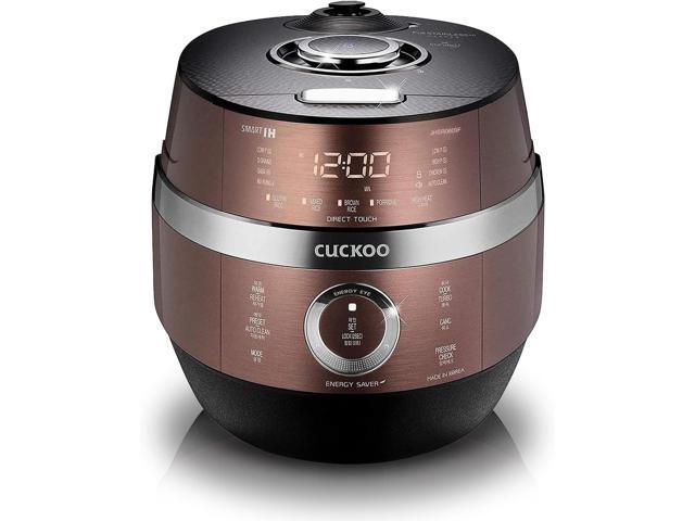 CUCKOO CRP-JHR1009F 10-Cup (Uncooked) / 20-Cup (Cooked) Induction Heating Pressure Rice Cooker with Nonstick Inner Pot, 16 Menu Options, Fuzzy...