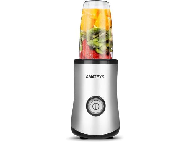 Personal Blender with Button,350W Professional Kitchen Blender for Smoothies and Shakes,Portable Smoothie Maker Mixer,Easy.
