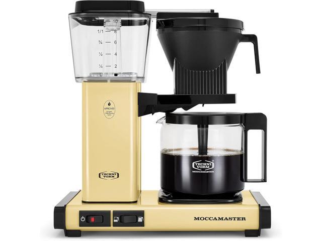 Technivorm Moccamaster 53927 KBGV 10-Cup Coffee Maker Butter Yellow, 40 Ounce, 1.25l