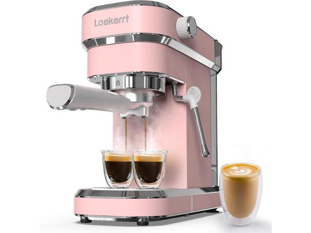 Laekerrt Professional Espresso Machine 20 Bar, Espresso Maker with Milk Frother Steam Wand, Stainless Steel Home Coffee Machines for Cappuccino and.
