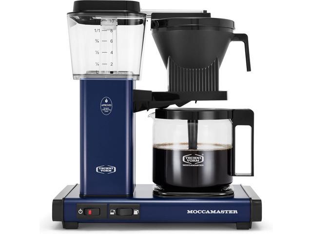 Moccamaster 53928 KBGV Select Coffee Maker, Midnight Blue, 40 ounce, 10-Cup, 1.25L