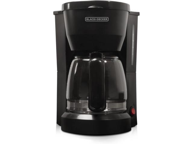 BLACK+DECKER 5-Cup Coffeemaker, Black, DCM600B