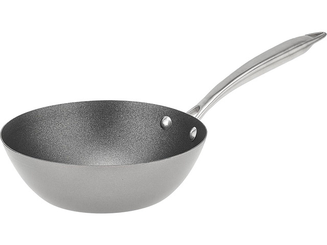 Nordic Ware Superior Steel Spun Wok, 8.5 -Inch,16400,Black