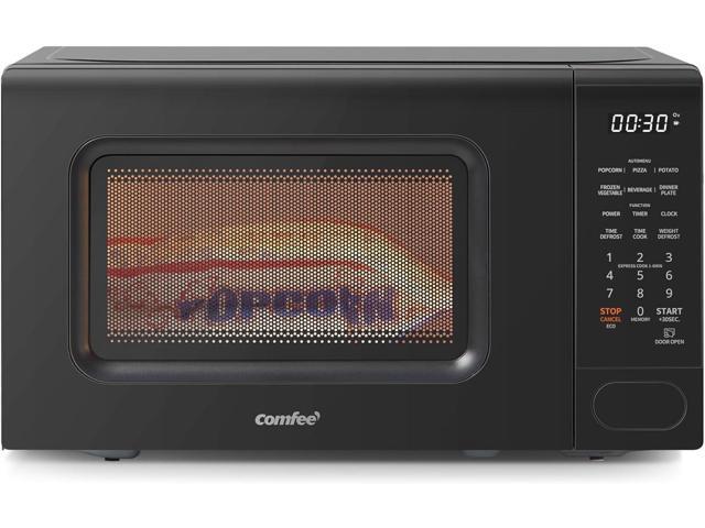 COMFEE CMO-C20M1WB Countertop Microwave Oven, 0.7 cu.ft Small Microwave with 11 power levels,Turntable Reset Function, Speedy Cooking, Weight/Time.