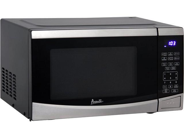 Avanti MT09V3S Microwave Oven 900-Watts Compact with 10 Power Levels and 6 Pre Cooking Settings, Speed Defrost, Electronic Control Panel and Glass.