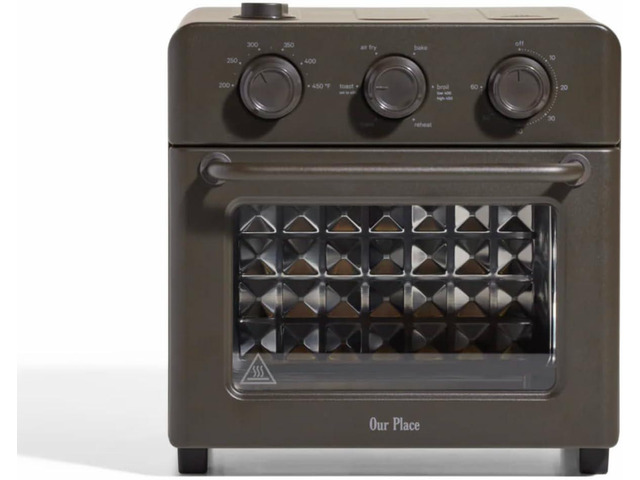 Our Place Wonder Oven 6-in-1 Air Fryer & Toaster Oven with Steam Infusion Compact, Countertop Friendly, Fast Preheat, Multifunctional Air...