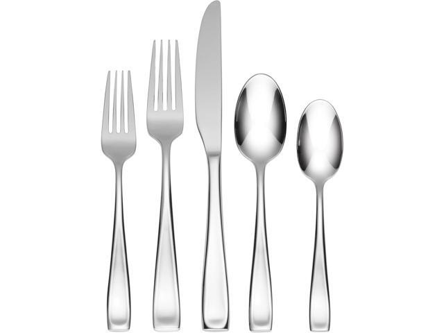 Oneida T711065DL20 Moda 65 Piece Fine Flatware Set, Service for 12