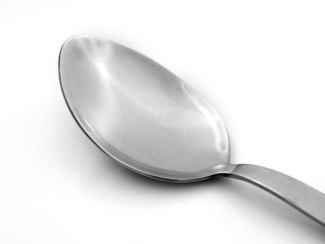 Kunz Perforated and Regular Set Pack of 2 18/10 Stainless Steel 9 Inch Cooking Dinner Serving Basting Quenelle Chef Spoon