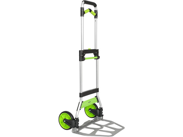 Leeyoung Folding Hand Truck and Dolly,309 lb Capacity Aluminum Portable Cart with Telescoping Handle and PP+EVA Wheels