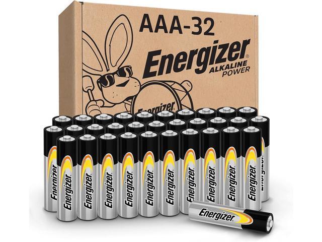Energizer Alkaline Power AAA Batteries, 32 Count, Long-Lasting Triple A Batteries, Suitable for Everyday Electronics and Emergency Gear
