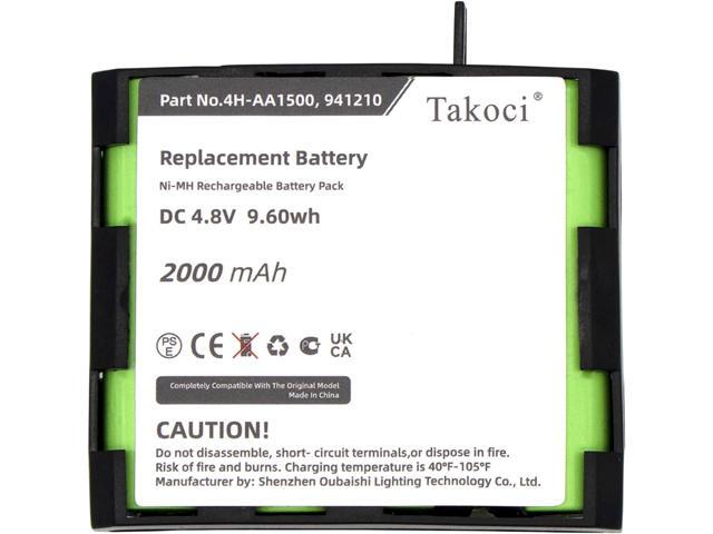 Replacement Battery for Compex 4H-AA1500 Compatible with Sport Elite, Elite 2.0, Performance, Performance 2.0 and Edge, Edge 2.0,Compex Ni-MH.