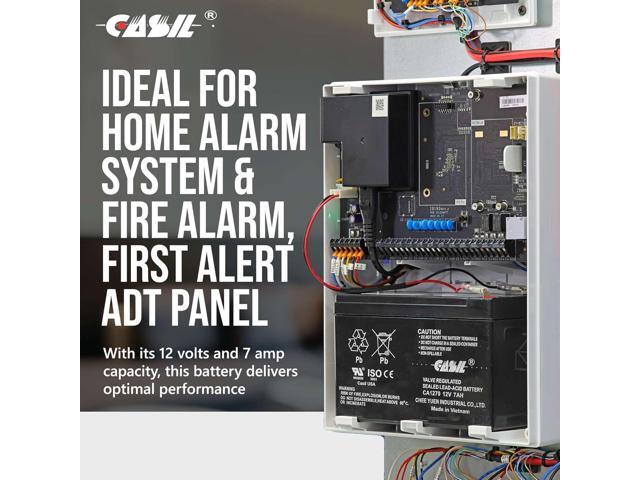 Casil 1 Pack 12V 7AH CA1270 First Alert ADT Alarm Battery