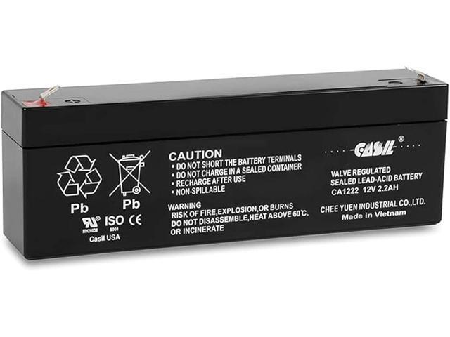 Casil CA1223 12V 2.3AH Compatible with DR Trimmer,DSC Alexor, 12V 2.2 AH Rechargeable AGM SLA Battery Replace NP2.3 12 12Volt 2.3AH