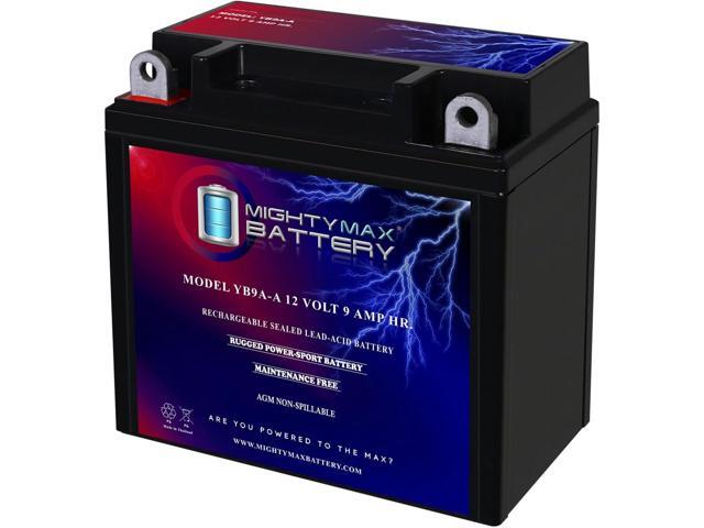 Mighty Max Battery YB9A-A 12V 9AH Battery Replacement for 4140008, 44043, 740-1872