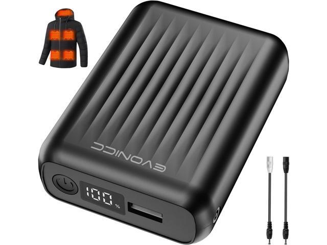 12V 18400mAh Heated Jacket Battery Pack for Wulcea, Genovega, Portable Battery Pack for Heated Jacket with Digital Display, DC Output Power Bank...