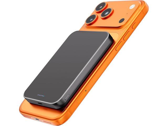 Magnetic Portable Charger Industry-First Titanium Power Bank, 10,000mAh Ultra-Slim 0.5-Inch Design, 20W Fast Charging Battery Pack for iPhone...