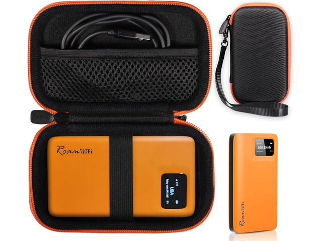 CaseSack Travel case for RoamWiFi 4G LTE WiFi Mobile Hotspot Router, Portable High Speed WiFi