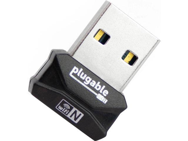 Plugable USB 2.0 Wireless N 802.11n 150 Mbps Nano WiFi Network Adapter (Realtek RTL8188EUS Chipset) Driverless Plug and Play for Windows