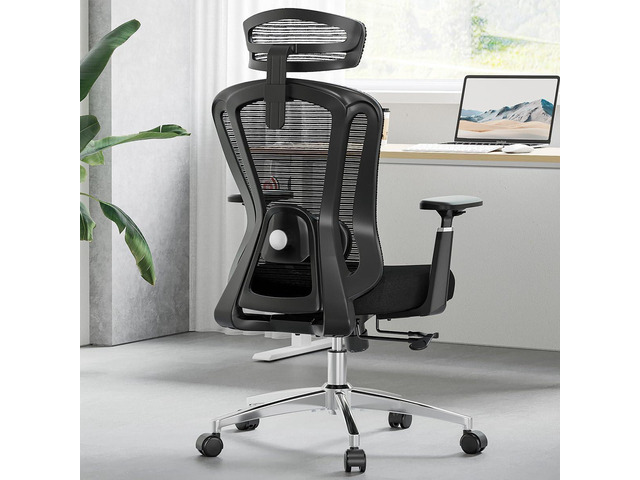 Farini Office Chair Ergonomic Desk Chair, High Back Computer Chair with Wheels, Home Sutdy Chair for Heavy People, Office Chair Adjustable Seat...