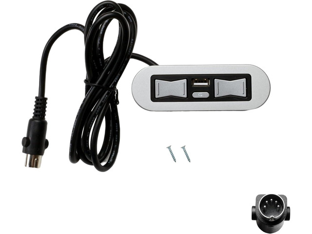 Uetmulik Power Recliner Lift Chair Emomo 5 Button 5 Pin Hand Control Model HX90HU Replacement with USB