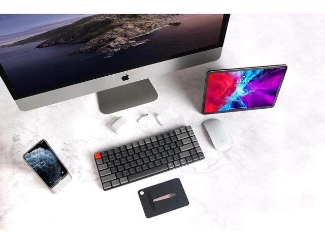 Keychron K3 Version 2, 84 Keys Ultra-Slim Wireless Bluetooth/USB Wired Mechanical Keyboard with White LED Backlit, Low-Profile Keychron Mechanical...