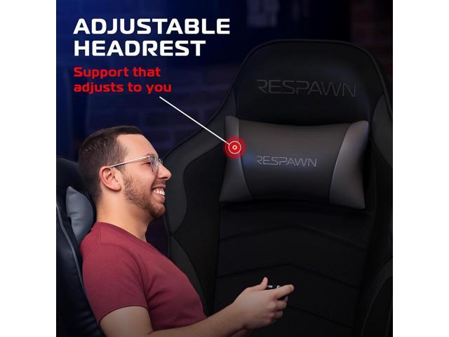 Respawn 900 Console Gaming Recliner with Footrest and Lumbar Support - Comfortable Ergonomic Gaming Chair with Headrest, No Wheels, Reclining,...