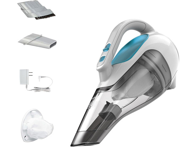BLACK+DECKER dustbuster Cordless Handheld Vacuum, Portable Vacuum for Car and Home Rechargeable, Powerful Suction, Wide Mouth (HHVI315JO42)