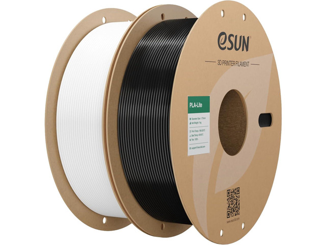eSUN PLA Filament 1.75mm, High Toughness 3D Printer Filament Upgraded PLA Filament, Dimensional Accuracy +/- 0.03mm, 1KG per Spool, 2 Spools 3D...