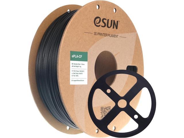 eSUN Carbon Fiber PLA Filament 1.75mm, Matte Texture 3D Printer Filament Carbon Fiber Reinforced PLA for Fast Printing, 1KG Spool (2.2 LBS) 3D.