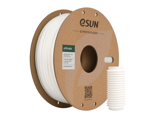 eSUN TPU 95A Filament 1.75mm, Flexible 3D Printer Filament TPU, Dimensional Accuracy +/- 0.05mm, 1KG Spool (2.2 LBS) 3D Printing Filament for 3D.