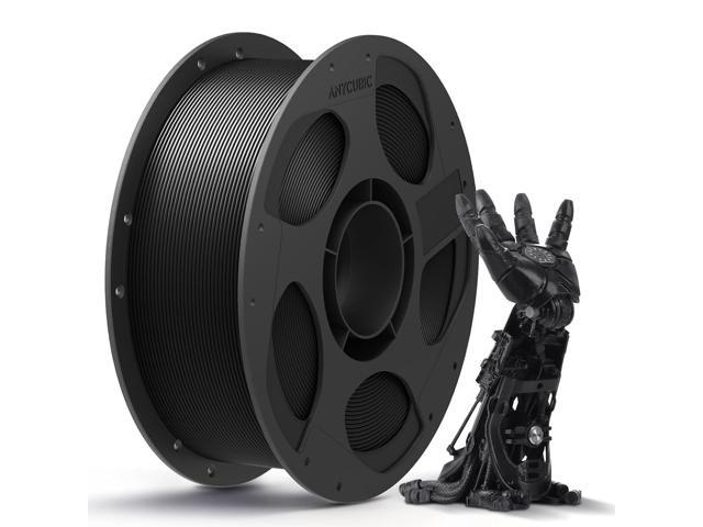 ANYCUBIC PLA 3D Printer Filament, 3D Printing PLA Filament 1.75mm Dimensional Accuracy +/- 0.02mm, 1KG Reusable Spool (2.2 lbs), Black