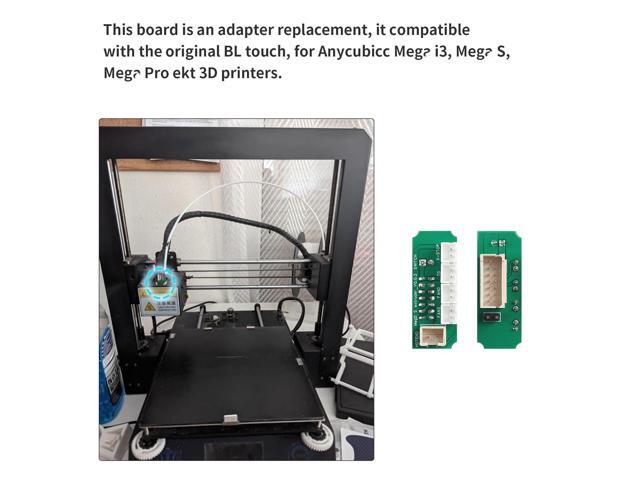 FYSETC Anycubi Hot End Replacement Part - MegaS Pro Extruder Transfer PCB Board with BL Touch Jack - 3D Printer J-Head Hotend Accessory: Easy...