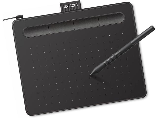 Wacom Intuos Small Graphics Drawing Tablet, Includes Training & Software; 4 Customizable ExpressKeys Compatible with Chromebook Mac Android &...