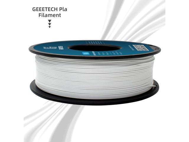 Geeetech 1.75mm PLA 3D Printer Filament, 1kg Spool (2.2lbs), Upgrade Tidy Winding Tangle-Free, Dimensional Accuracy +/- 0.02 mm, White
