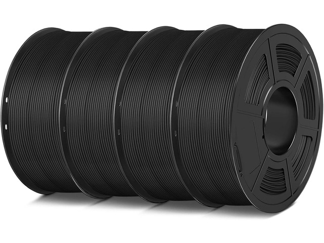 SUNLU 4KG 3D Printer Filament Bundle PLA Matte 1.75mm, Neatly Wound Filament with Matte Finish, Print with 99% FDM 3D Printers, 1kg Spool (2.2lbs),...