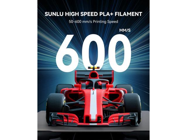 SUNLU 4KG Upgrade PLA+2.0 3D Printer Filament Bundle, PLA Plus 2.0 Filament 1.75mm, High Speed Printing, Stronger Than PLA+ Filament, 1KG per...