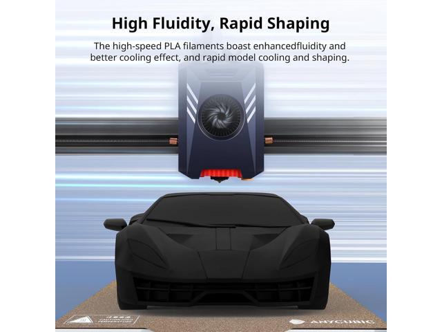 ANYCUBIC High Speed 3D Printer Filament 1.75mm Bundle, Rapid PLA Filament with High Prints Quality, Dimensional Accuracy +/- 0.02mm, 1KG Reusable...
