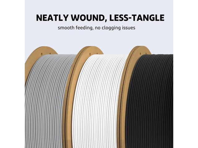 ELEGOO PLA Plus Filament 1.75mm White 2KG, PLA+ Tougher and Stronger 3D Printer Filament Dimensional Accuracy +/- 0.02mm, 2 Pcs 1kg Spool(2.2lbs)...