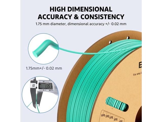 ELEGOO PLA Plus Filament 1.75mm White 2KG, PLA+ Tougher and Stronger 3D Printer Filament Dimensional Accuracy +/- 0.02mm, 2 Pcs 1kg Spool(2.2lbs)...