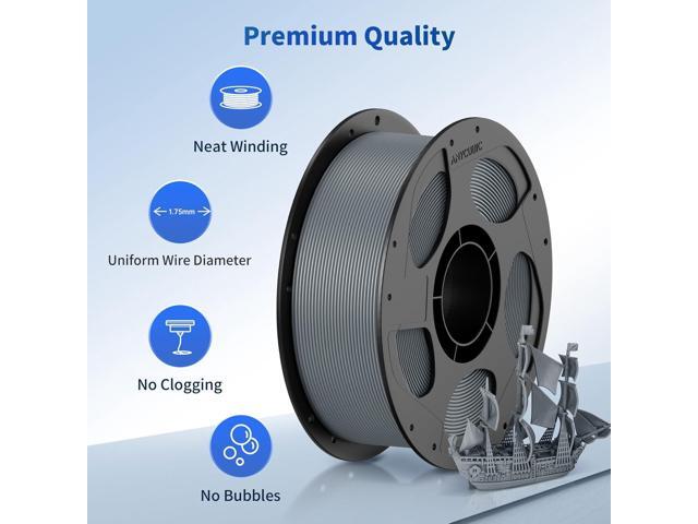 ANYCUBIC PLA Filament 1.75mm Bundle, 3D Printer PLA Filament 1.75mm Dimensional Accuracy +/- 0.02mm, 1KG Reusable Spool (2.2 lbs), 2KG Texture...