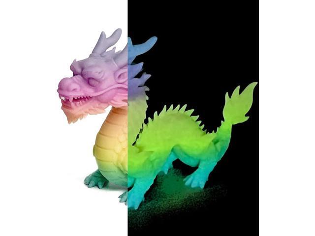 Glow Gradient in the Dark 1.75mm Rainbow Candy PLA Filament, Luminous Rainbow Vibrant Bright 3D Printer Filament, 1kg (2.2lbs) Spool 3D Printing...