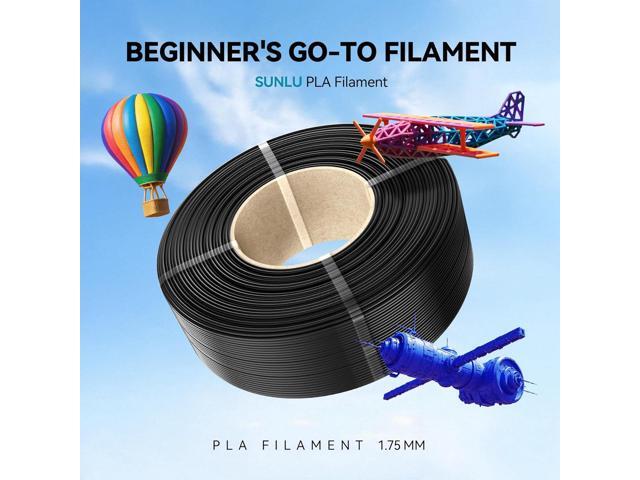 SUNLU PLA Refill Filament 1.75mm, Refill PLA 3D Printer Filament Suitable for Bambu Lab Filament and SUNLU Reusable spools, Dimensional Accuracy...