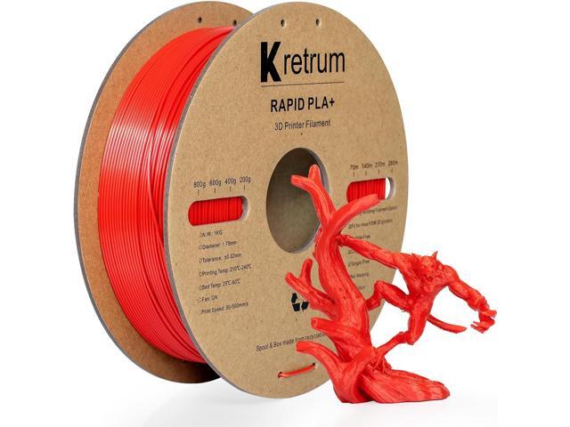 PLA+ Rapid 3D Printer Filament for 30-500 mm/s High Speed Printing, Fast PLA Plus 1.75mm Filament Dimensional Accuracy +/- 0.02mm, 1kg(2.2lbs)...