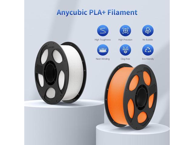 ANYCUBIC PLA Plus (PLA+) 3D Printer Filament 1.75mm, High Toughness 3D Printing Filament, Dimensional Accuracy +/- 0.02mm, Print with Most FDM 3D...