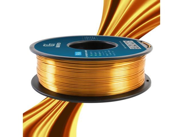 Geeetech Silk PLA Filament 1.75mm for 3D Printer, Metal-Like Shiny Consumables 1kg (2.2lbs) 1 Spool, Dimensional Accuracy +/- 0.02 mm, Metallic...