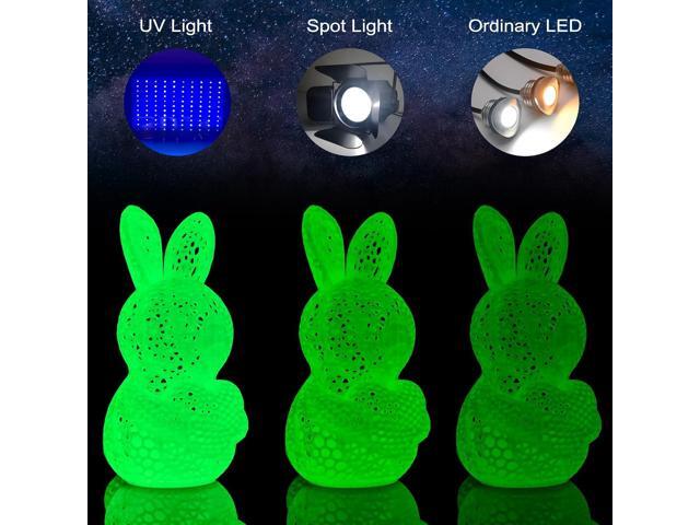 OVV3D Glow in The Dark Filament, Christmas Glow PLA Filament 1.75mm +/- 0.02mm for 3D Printing, Glow PLA Green, 3D Printer Filament,Long-Lasting...