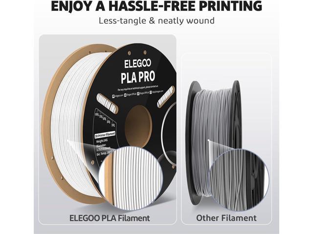 ELEGOO PLA PRO Filament 1.75mm Purple 1KG, 30-250mm/s Printing Speed Improved Rigidity 3D Printer Filament Dimensional Accuracy +/- 0.02mm, 1kg...