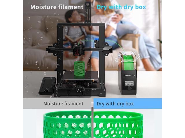 2025 New Creality Official Filament Dryer Box 2.0 with Fans-Christmas Gifts, Upgraded 1KG 3D Printer Material Dehydrator Keep Materials Dry During...